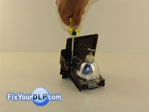 METAL LAMP HOLDER & OSRAM E22r 180W 1.0 (3.5kV) AC Lamp